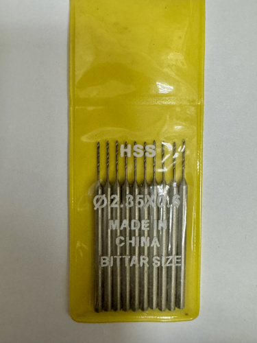 Сверла 0,6 мм Китай (d2.35mm) Сверла 0,6 мм Китай (d2.35mm)