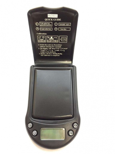 Весы POCKET SCALE CHQ PS-200A 200гр. 0,01гр. фото 3 Весы POCKET SCALE CHQ PS-200A 200гр. 0,01гр. фото 3