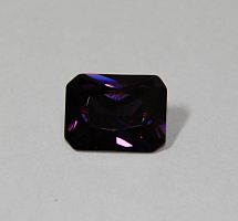 Октагон аметистовый фианит 5,5х8,5